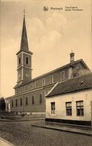 Ak Maaseik Maeseyck Flandern Limburg, Parochiekerk