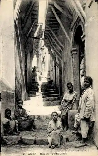 Ak Algier Alger Algerien, Rue de Tombouctou