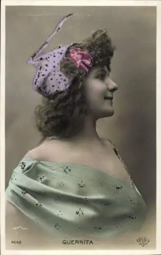 Ak Variete-Künstlerin Guerrita, Porträt