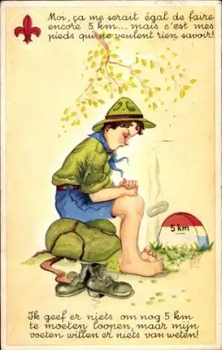 Ak Wanderer, Es würde mir nichts ausmachen, noch weitere 5 km zu laufen