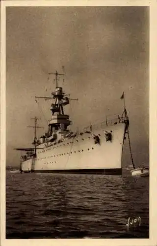 Ak Französisches Kriegsschiff, Croiseur Suffren