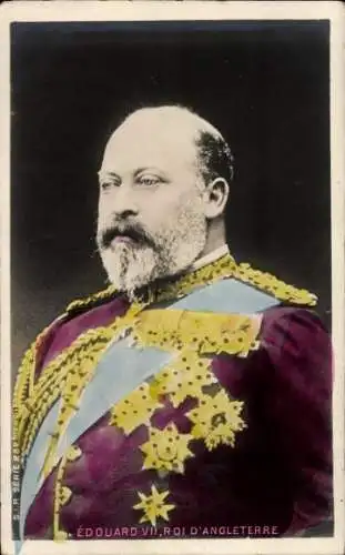 Ak König Eduard VII., Portrait
