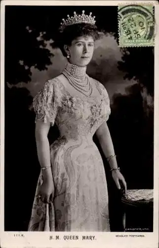 Ak Maria von Teck, HM Queen Mary, Portrait