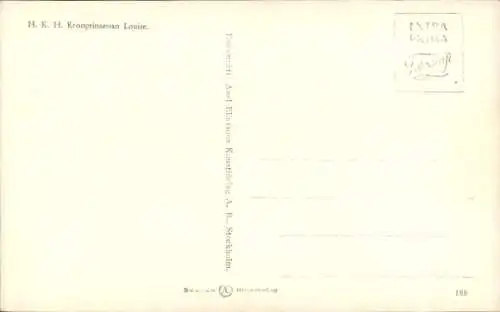 Ak Kronprinzessin Louise, Portrait