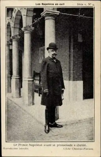 Ak Les Napoléon en exil, Le Prince Napoléon, Portrait
