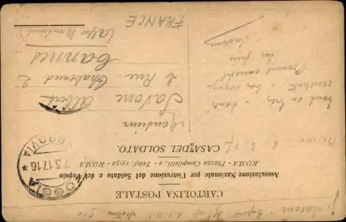 Ak König Viktor Emanuel III., Portrait