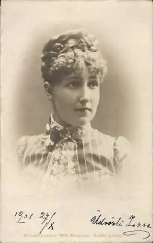 Ak Kronprinzessin Stephani von Belgien, Portrait