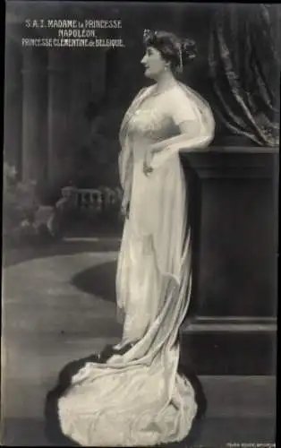 Ak Prinzessin Napoléon, Prinzessin Clementine von Belgien