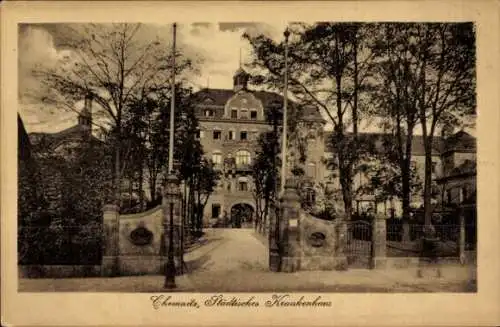 Ak Chemnitz in Sachsen, Städtisches Krankenhaus