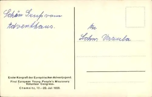 Ak Chemnitz in Sachsen, Adventhaus