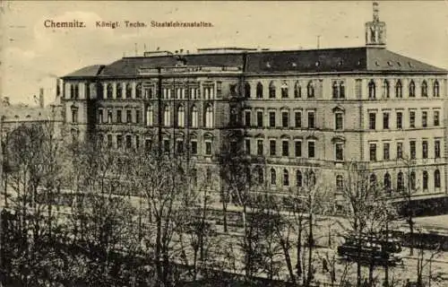 Ak Chemnitz, Königl. Techn. Staatslehranstalten 