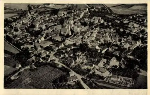 Ak Wittislingen in Schwaben, Fliegeraufnahme 