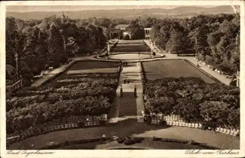 Ak Bad Oeynhausen, Blick vom Kurhaus, Parkanlagen