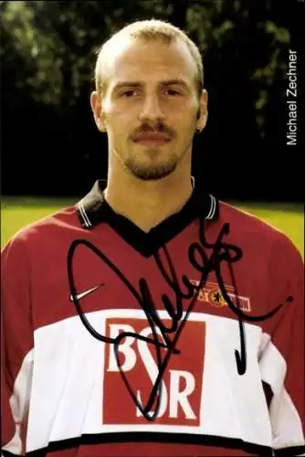 Autogrammkarte Fußballer Michael Zechner, 1. FC Union Berlin, Autogramm