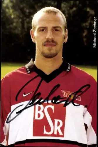 Autogrammkarte Fußballer Michael Zechner, 1. FC Union Berlin, Autogramm