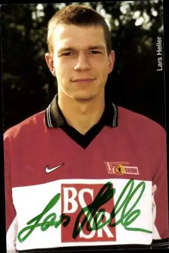 Autogrammkarte Fußballer Lars Heller, 1. FC Union Berlin, Autogramm