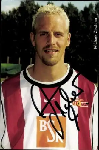 Autogrammkarte Fußballer Michael Zechner, 1. FC Union Berlin, Autogramm