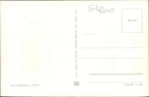 Ak Merseburg an der Saale, Schlossgartensalon