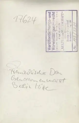 Original Foto Berlin-Mitte, Gendarmenmarkt, Französischer Dom, um 1946