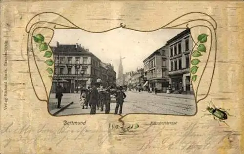 Passepartout Ak Dortmund im Ruhrgebiet, Münsterstraße