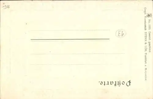 Präge Passepartout Ak Karlsruhe in Baden, Kaiserdenkmal