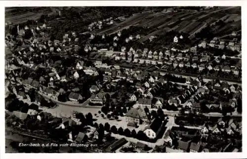 Ak Ebersbach an der Fils, Fliegeraufnahme