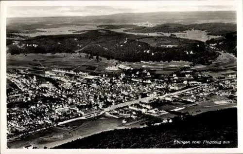 Ak Ebingen Albstadt in Württemberg, Fliegeraufnahme