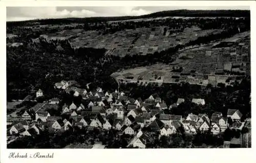 Ak Hebsack Remshalden in Württemberg, Fliegeraufnahme