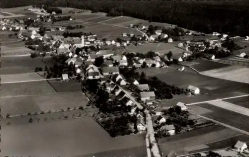 Ak Boos in Schwaben, Fliegeraufnahme