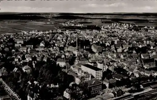 Ak Villingen Schwenningen im Schwarzwald, Gesamtansicht, Luftbild
