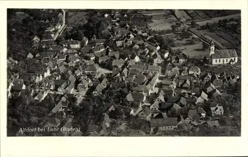 Ak Altdorf (bei Lahr) Ettenheim in Baden, Fliegeraufnahme
