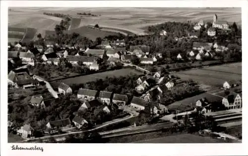 Ak Schemmerberg Schemmerhofen in Württemberg, Fliegeraufnahme