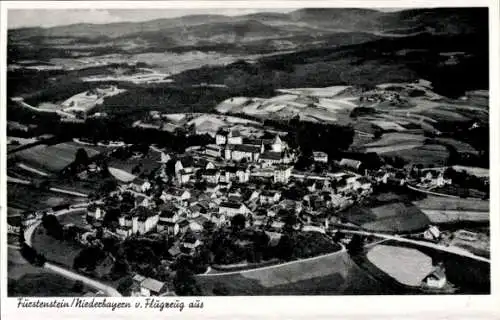 Ak Fürstenstein in Niederbayern, Fliegeraufnahme