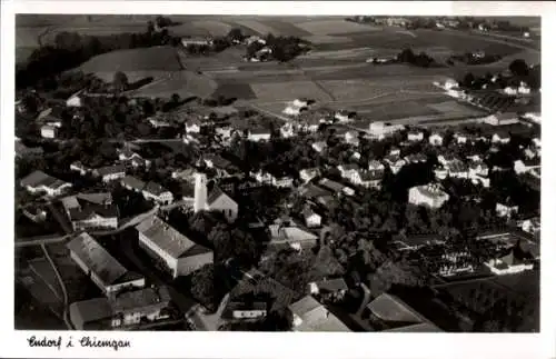 Ak Bad Endorf im Chiemgau Oberbayern, Fliegeraufnahme
