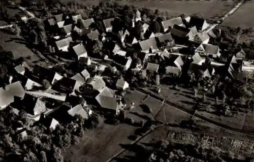Ak Lorenzenzimmern Vellberg in Württemberg, Luftaufnahme