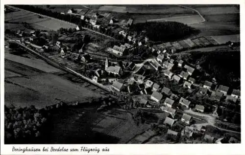 Ak Beringhausen Marsberg im Sauerland, Fliegeraufnahme