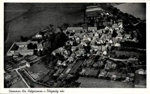 Ak Stammen Trendelburg in Hessen, Fliegeraufnahme