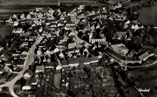 Ak Bundorf Unterfranken, Luftbild vom Ort