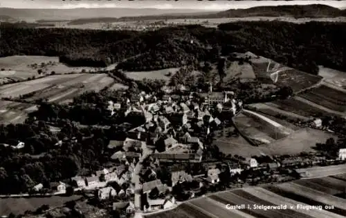 Ak Castell Unterfranken, Fliegeraufnahme