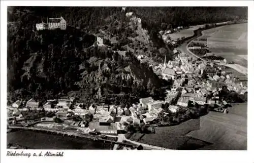 Ak Riedenburg im Altmühltal, Fliegeraufnahme