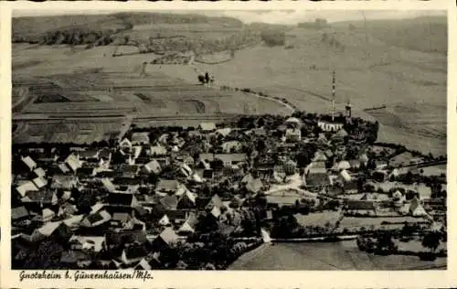 Ak Gnotzheim in Mittelfranken, Fliegeraufnahme