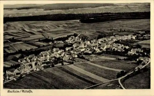 Ak Westheim Mittelfranken, Fliegeraufnahme