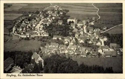 Ak Burgberg Giengen an der Brenz, Fliegeraufnahme