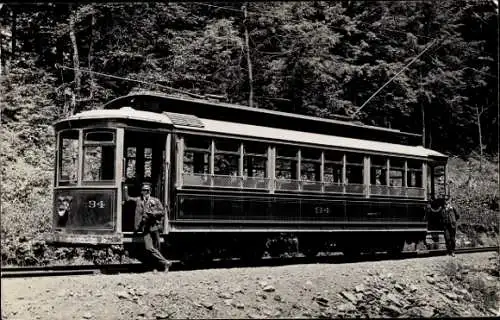 Foto Ak New York USA, Southern New York Railway, Straßenbahn, Wagen 94 auf der Strecke