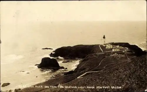 PC Newport Oregon USA, Rock and Cape, Light House