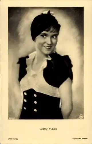Ak Schauspielerin Dolly Haas, Portrait, Autogramm