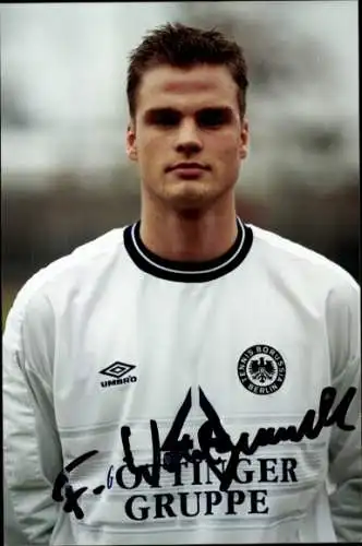 Autogrammkarte Fußballer Fabian Wohlgemuth, Tennis Borussia Berlin, Autogramm