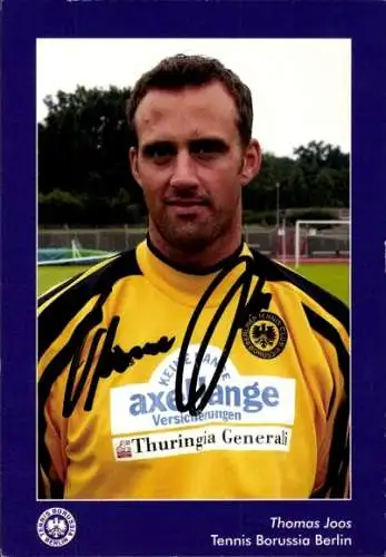 Autogrammkarte Fußballer Thomas Joos, Tennis Borussia Berlin, Autogramm