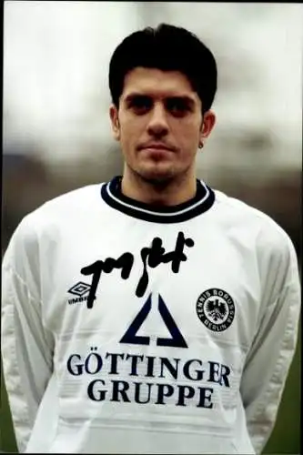 Autogrammkarte Fußballer Toni Sterjovski, Tennis Borussia Berlin, Autogramm