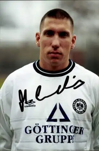 Autogrammkarte Fußballer Manuel Cornelius, Tennis Borussia Berlin, Autogramm